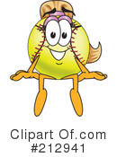 Softball Mascot Clipart #212941 by Mascot Junction