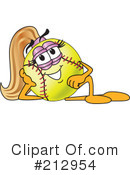Softball Mascot Clipart #212954 by Mascot Junction