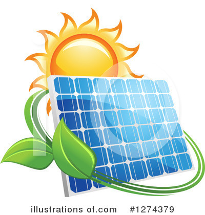 Royalty-Free (RF) Solar Energy Clipart Illustration by Vector Tradition SM - Stock Sample #1274379