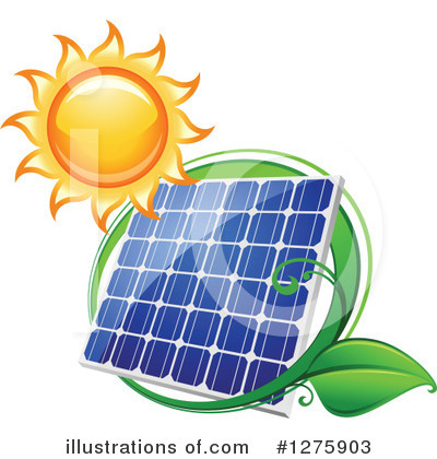 Royalty-Free (RF) Solar Energy Clipart Illustration by Vector Tradition SM - Stock Sample #1275903