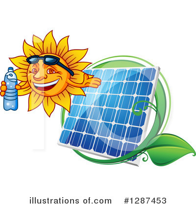 Royalty-Free (RF) Solar Energy Clipart Illustration by Vector Tradition SM - Stock Sample #1287453
