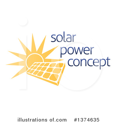 Solar Panels Clipart #1374635 by AtStockIllustration