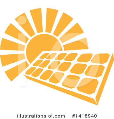 Solar Energy Clipart #1418940 by AtStockIllustration