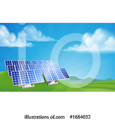 Solar Panels Clipart #1684032 by AtStockIllustration