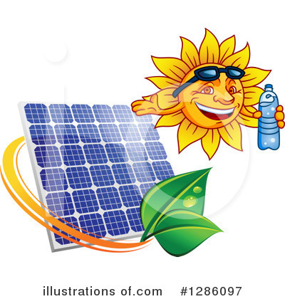 Royalty-Free (RF) Solar Panel Clipart Illustration by Vector Tradition SM - Stock Sample #1286097