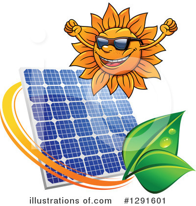 Royalty-Free (RF) Solar Panel Clipart Illustration by Vector Tradition SM - Stock Sample #1291601