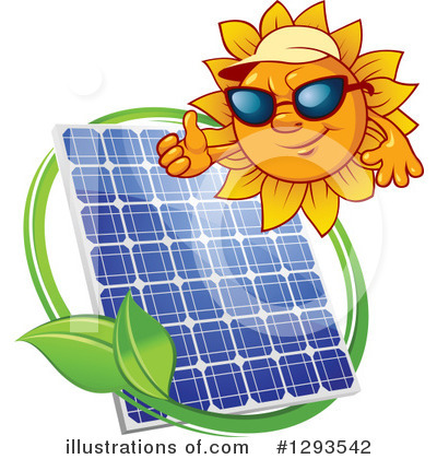 Royalty-Free (RF) Solar Panel Clipart Illustration by Vector Tradition SM - Stock Sample #1293542