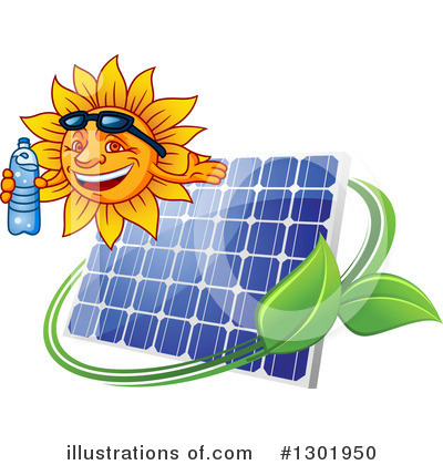 Royalty-Free (RF) Solar Panel Clipart Illustration by Vector Tradition SM - Stock Sample #1301950