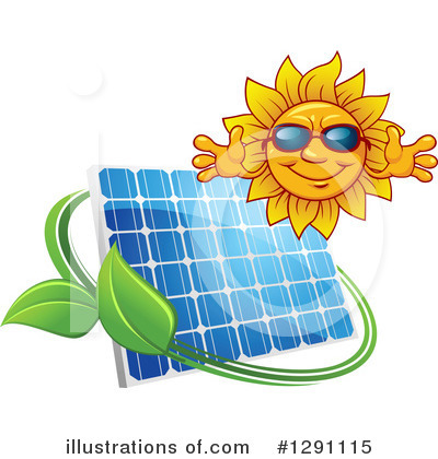 Royalty-Free (RF) Solar Power Clipart Illustration by Vector Tradition SM - Stock Sample #1291115