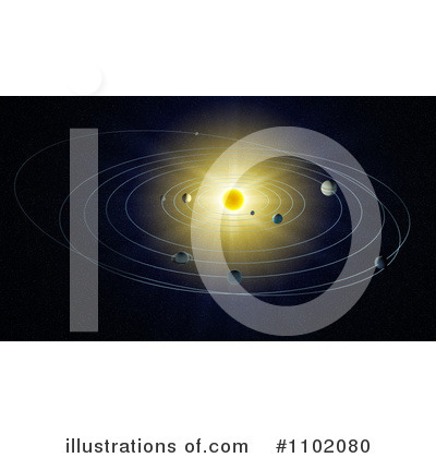 Royalty-Free (RF) Solar System Clipart Illustration by Mopic - Stock Sample #1102080