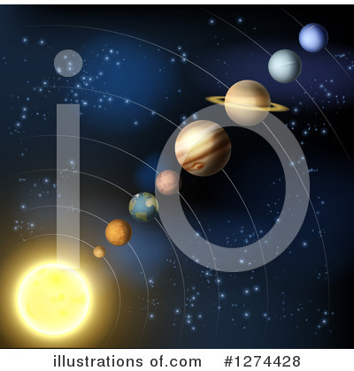 Royalty-Free (RF) Solar System Clipart Illustration by AtStockIllustration - Stock Sample #1274428