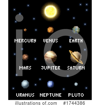 Royalty-Free (RF) Solar System Clipart Illustration by AtStockIllustration - Stock Sample #1744386