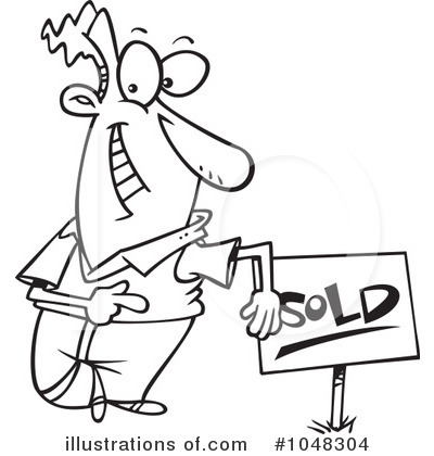 Sold Clipart #1048304 by toonaday