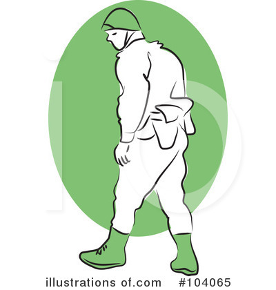 Royalty-Free (RF) Soldier Clipart Illustration by Prawny - Stock Sample #104065