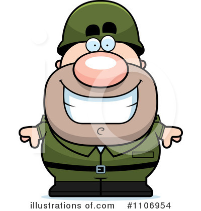 Royalty-Free (RF) Soldier Clipart Illustration by Cory Thoman - Stock Sample #1106954