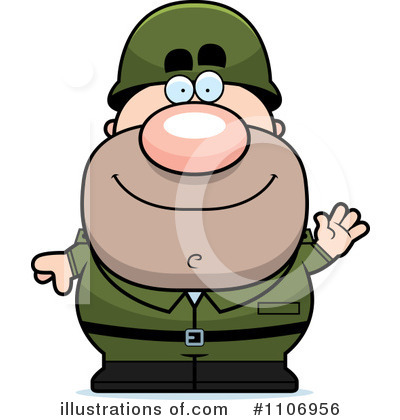 Royalty-Free (RF) Soldier Clipart Illustration by Cory Thoman - Stock Sample #1106956