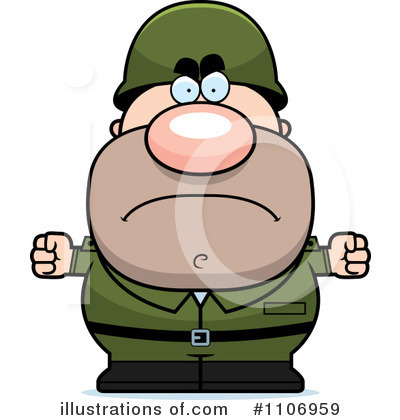 Royalty-Free (RF) Soldier Clipart Illustration by Cory Thoman - Stock Sample #1106959