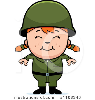 Royalty-Free (RF) Soldier Clipart Illustration by Cory Thoman - Stock Sample #1108346
