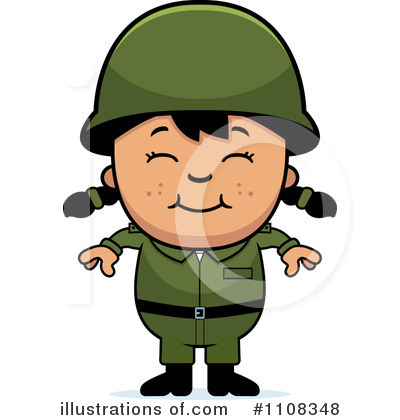 Royalty-Free (RF) Soldier Clipart Illustration by Cory Thoman - Stock Sample #1108348