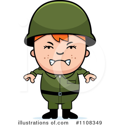 Royalty-Free (RF) Soldier Clipart Illustration by Cory Thoman - Stock Sample #1108349