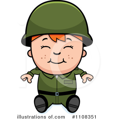 Royalty-Free (RF) Soldier Clipart Illustration by Cory Thoman - Stock Sample #1108351