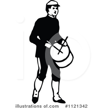 Royalty-Free (RF) Soldier Clipart Illustration by Prawny Vintage - Stock Sample #1121342