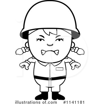 Royalty-Free (RF) Soldier Clipart Illustration by Cory Thoman - Stock Sample #1141181
