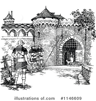 Fortress Clipart #1146609 by Prawny Vintage