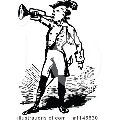 Trumpet Clipart #1146630 by Prawny Vintage