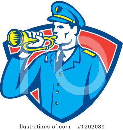 Royalty-Free (RF) Soldier Clipart Illustration by patrimonio - Stock Sample #1202039