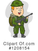 Soldier Clipart #1208154 by BNP Design Studio