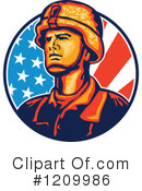 Soldier Clipart #1209986 by patrimonio