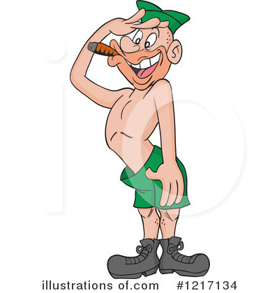 Royalty-Free (RF) Soldier Clipart Illustration by LaffToon - Stock Sample #1217134