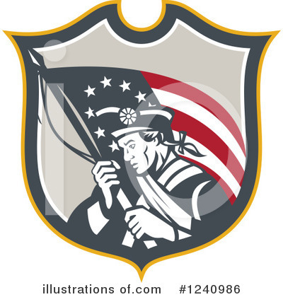 Royalty-Free (RF) Soldier Clipart Illustration by patrimonio - Stock Sample #1240986
