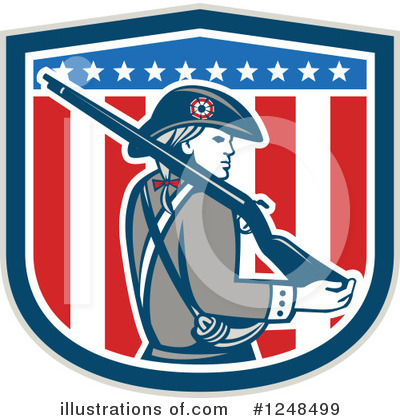 Royalty-Free (RF) Soldier Clipart Illustration by patrimonio - Stock Sample #1248499