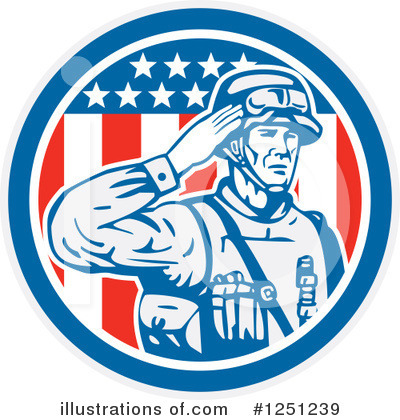 Soldiers Clipart #1251239 by patrimonio