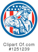 Soldier Clipart #1251239 by patrimonio