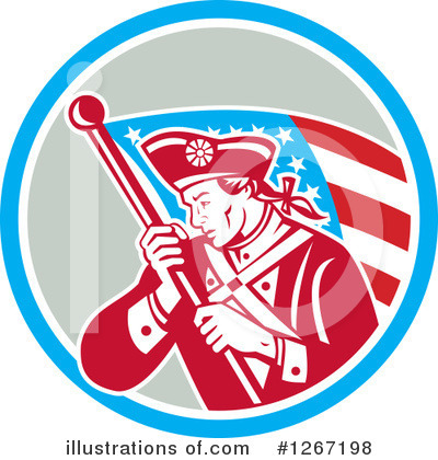 Revolutionary Soldier Clipart #1267198 by patrimonio