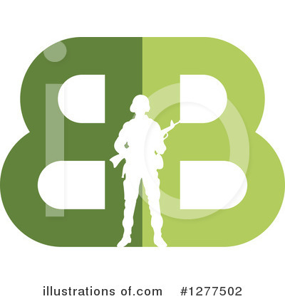 Royalty-Free (RF) Soldier Clipart Illustration by Lal Perera - Stock Sample #1277502