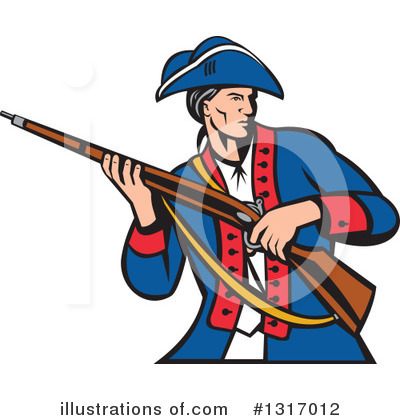 Revolutionary Soldier Clipart #1317012 by patrimonio