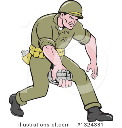 Soldiers Clipart #1324381 by patrimonio