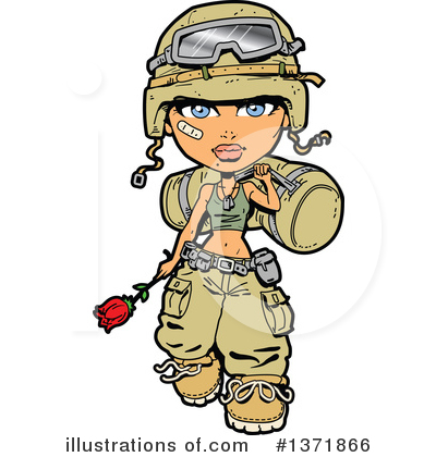 Soldiers Clipart #1371866 by Clip Art Mascots