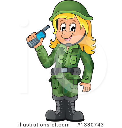 Royalty-Free (RF) Soldier Clipart Illustration by visekart - Stock Sample #1380743