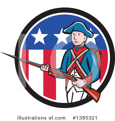 American Revolution Clipart #1385321 by patrimonio