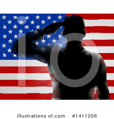 Royalty-Free (RF) Soldier Clipart Illustration by AtStockIllustration - Stock Sample #1411206