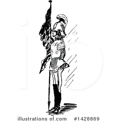 Royalty-Free (RF) Soldier Clipart Illustration by Prawny Vintage - Stock Sample #1428869