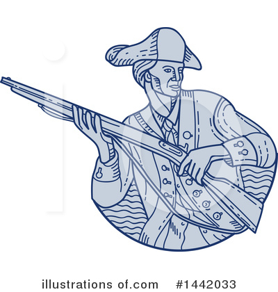 Royalty-Free (RF) Soldier Clipart Illustration by patrimonio - Stock Sample #1442033