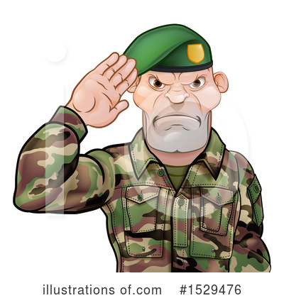 Army Clipart #1529476 by AtStockIllustration