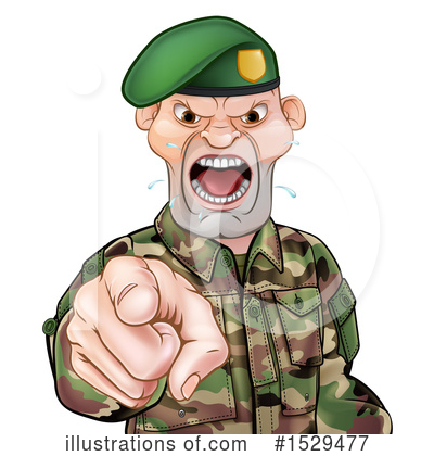 Veteran Clipart #1529477 by AtStockIllustration