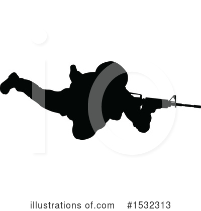 Royalty-Free (RF) Soldier Clipart Illustration by AtStockIllustration - Stock Sample #1532313